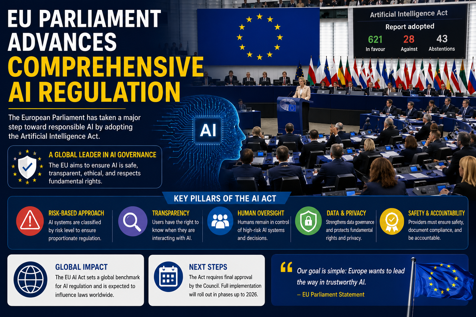 EU Parliament Advances Comprehensive AI Regulation
